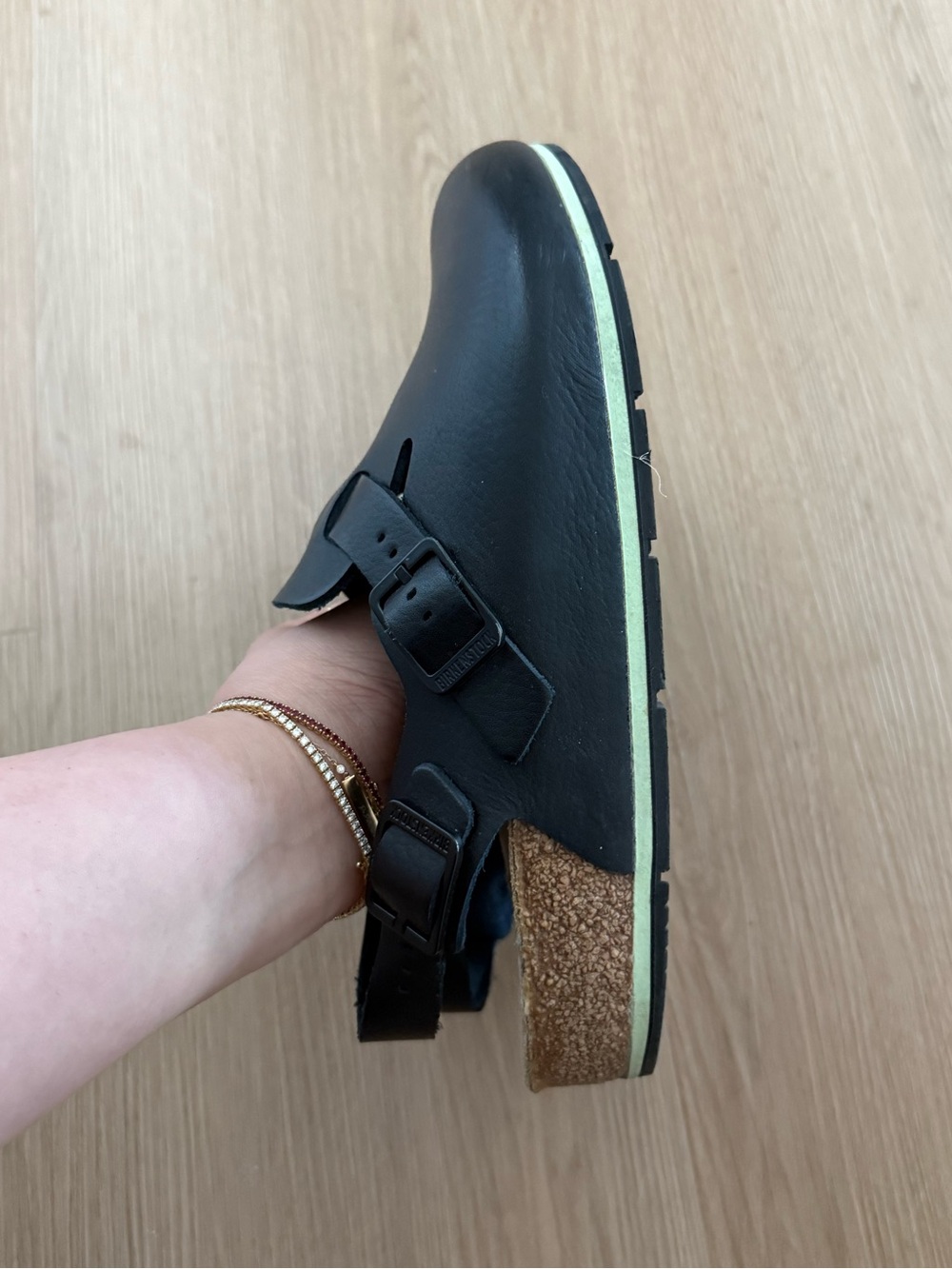 Birkenstock Tokio Pro - Black Leather, EU 38 - Picture 4 of 5